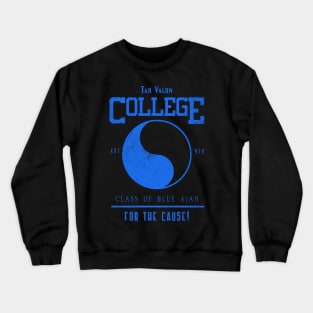 Tar Valon College Yellow Ajah Symbol Wheel of Time Parody Crewneck Sweatshirt